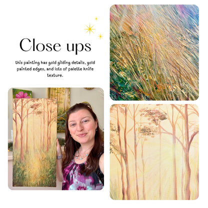 Into The Woods - 12x24 Inches on Canvas