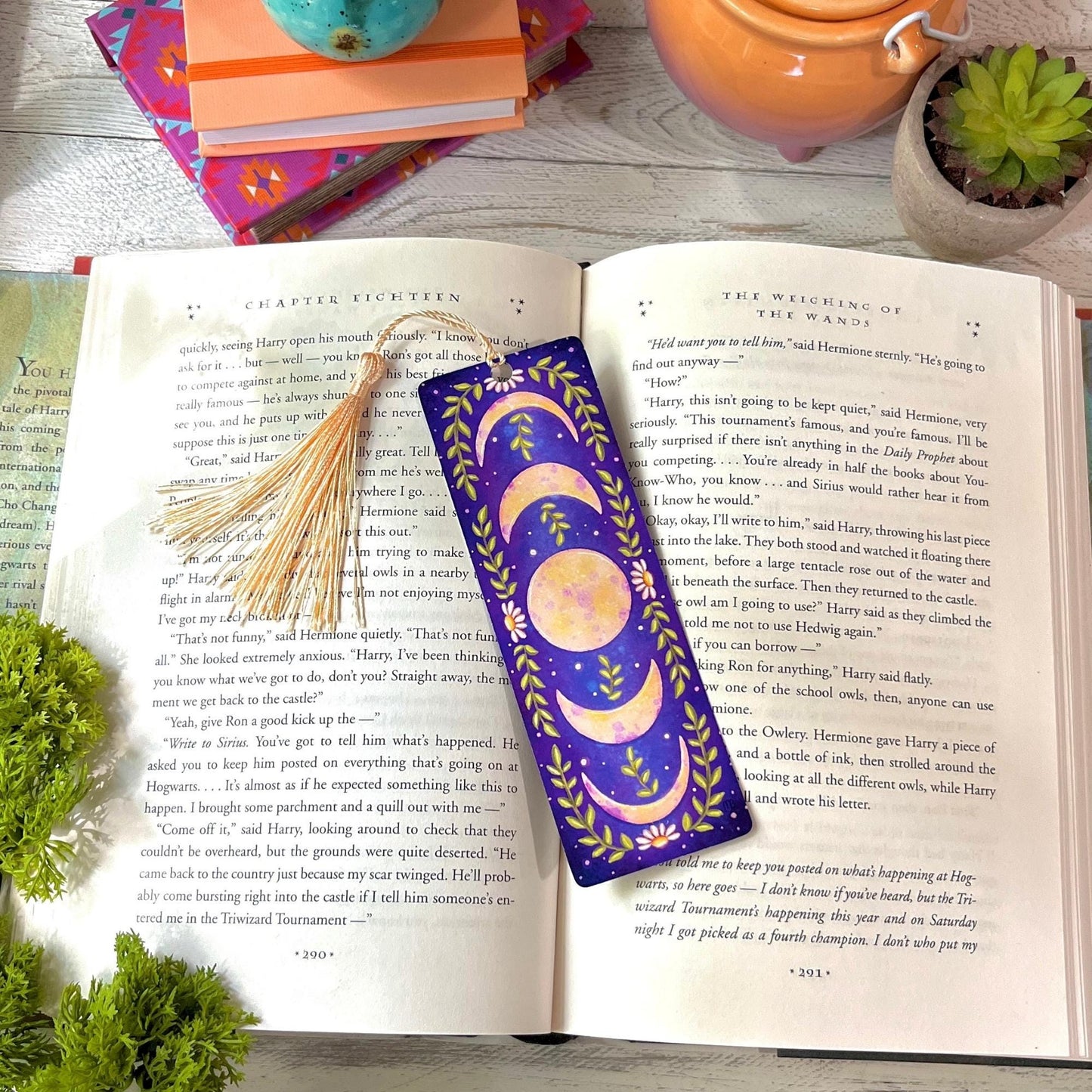 Moon Phases Bookmark