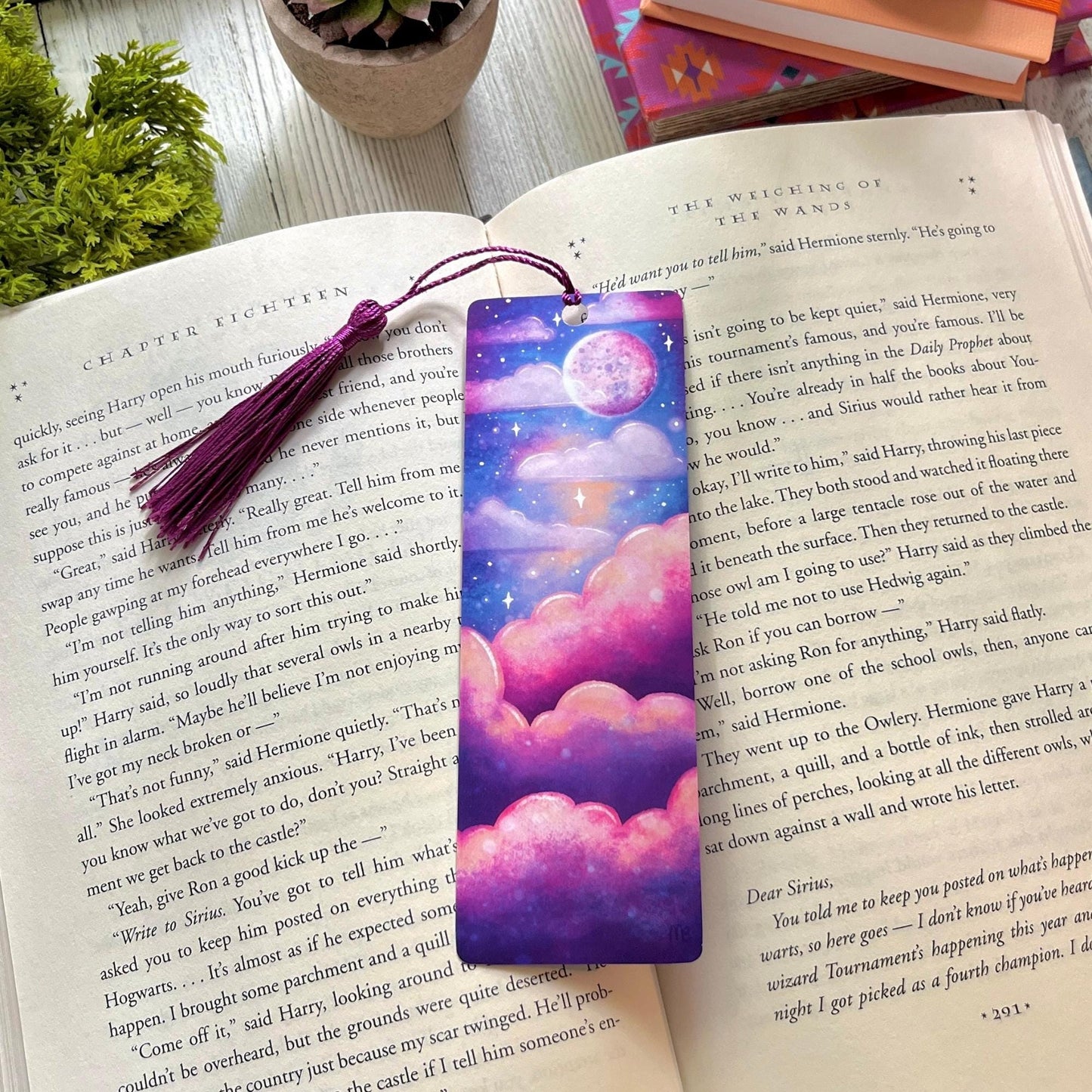 Dreamy Clouds Bookmark