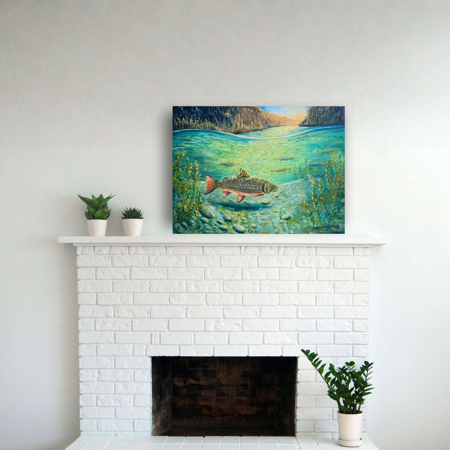 Early Morning Halos - 18x24 Inches on Canvas