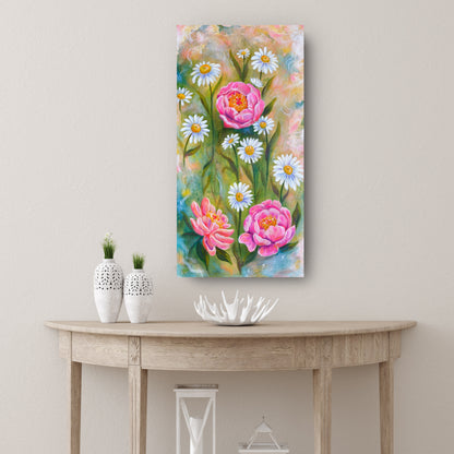 Dreaming in Petals - 12x24 Inches on Canvas