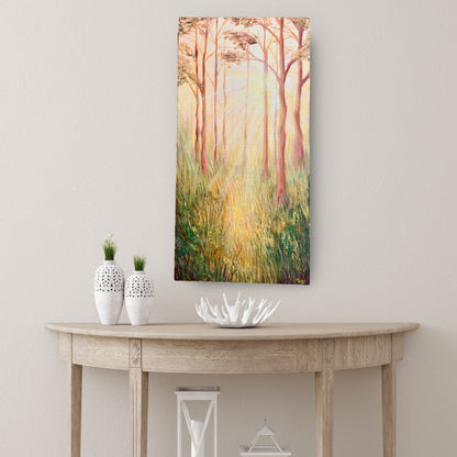 Into The Woods - 12x24 Inches on Canvas