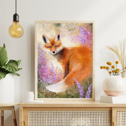 Whimsical Fox Fine Art Print