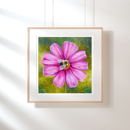 Cosmic Bee Fine Art Print