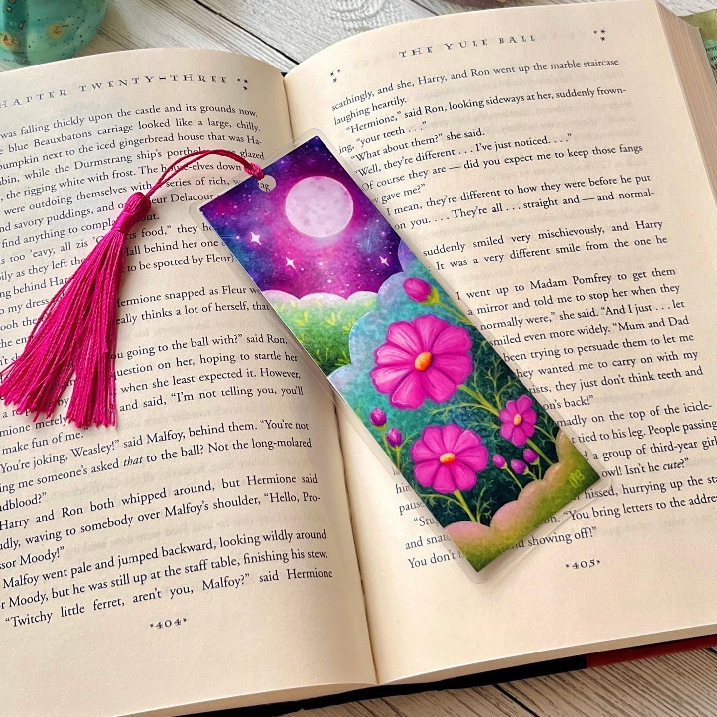 Moonlight Cosmos Bookmark