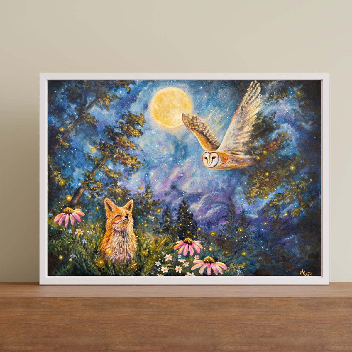 Under The Same Moon Fine Art Print