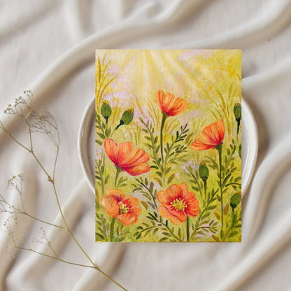 California Poppies Art Print