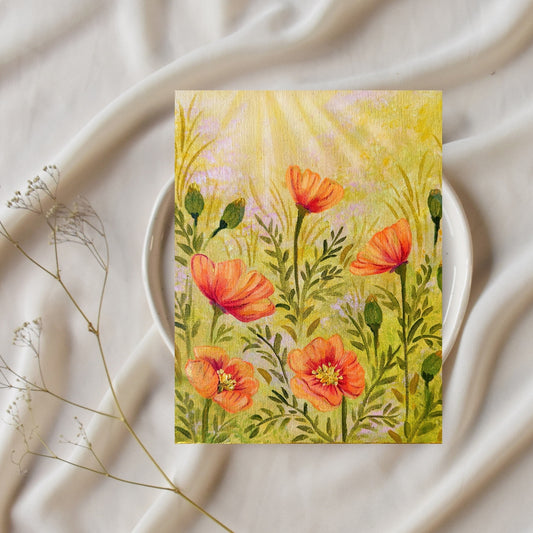 California Poppies Art Print