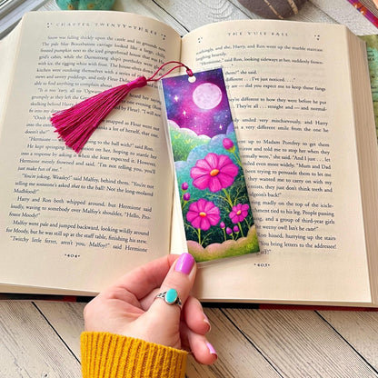 Moonlight Cosmos Bookmark