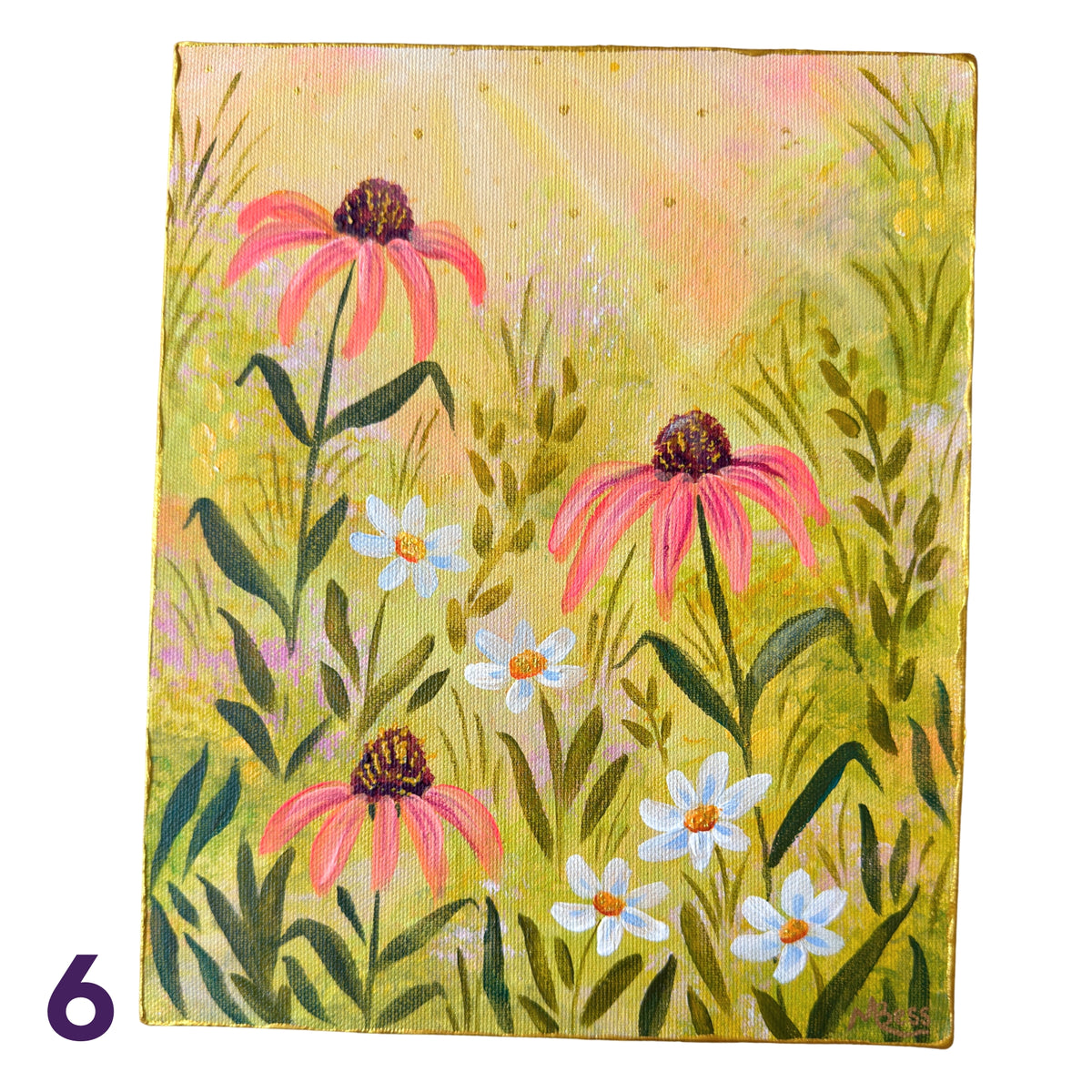 Glowing Gardens Series - 8x10 Inches Each - 10 Paintings