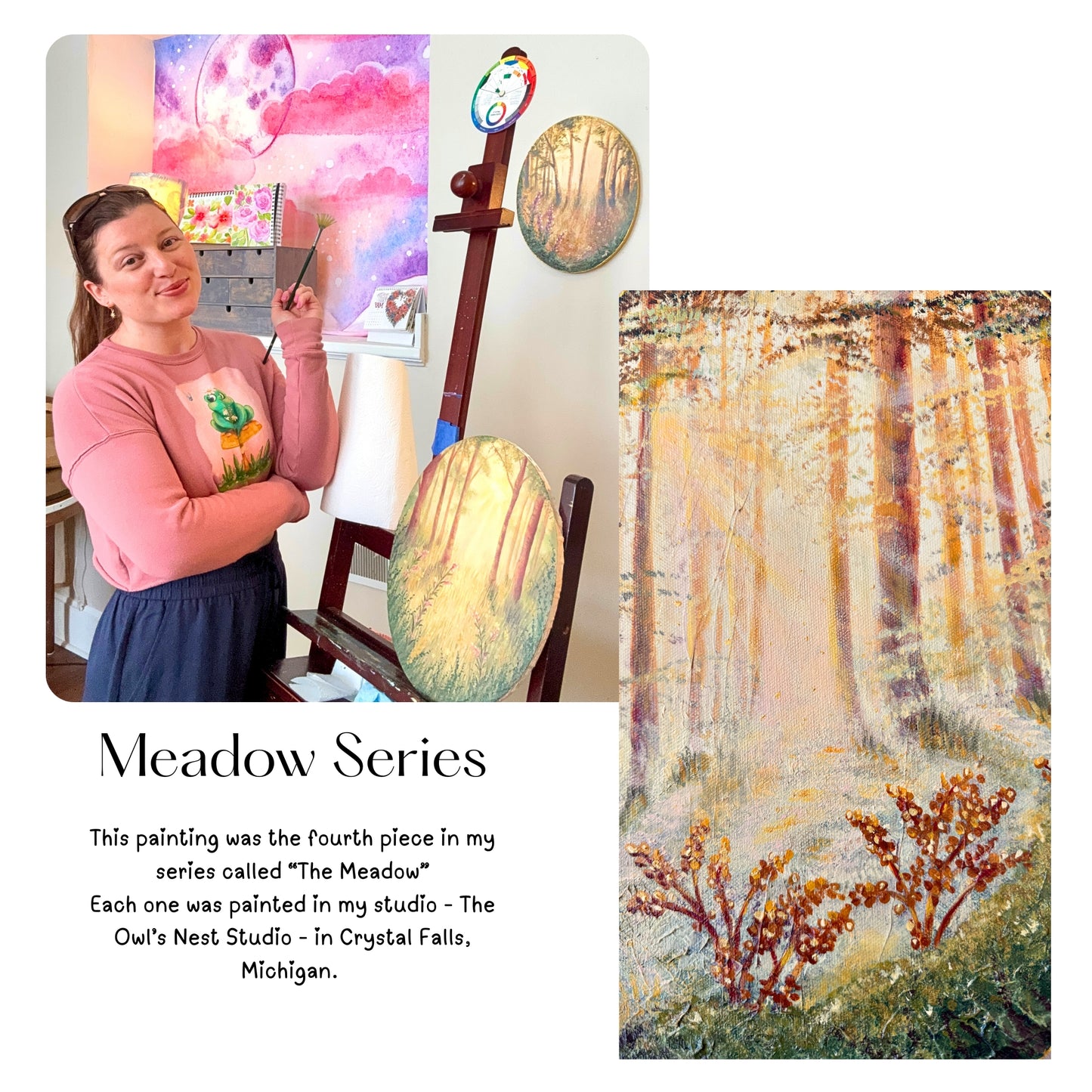 Fall Meadow - 11x14 Inches on Canvas