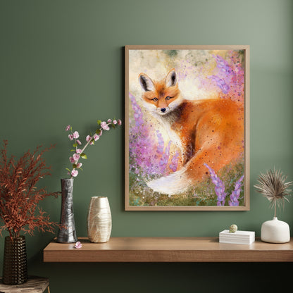 Whimsical Fox Fine Art Print
