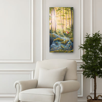 Her Wild Woodland - 12x24 Inches on Canvas