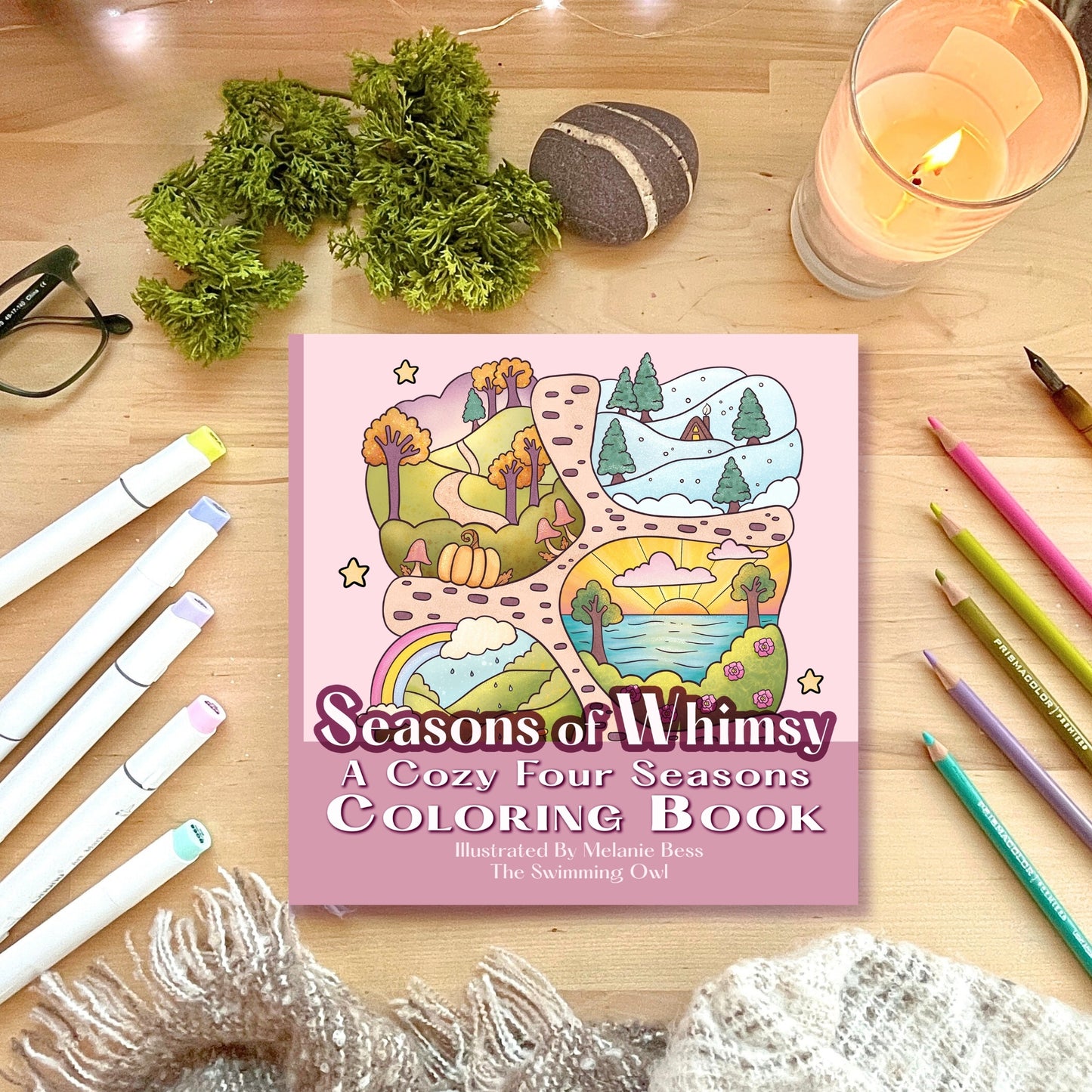 Seasons Of Whimsy Coloring Book