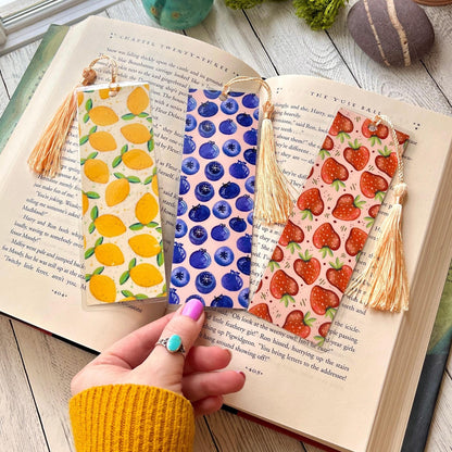 Cute Fruity Bookmark Set of 3