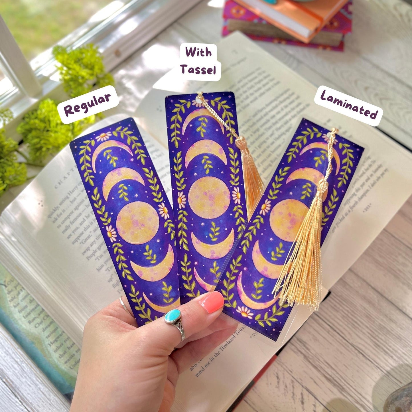 Moon Phases Bookmark