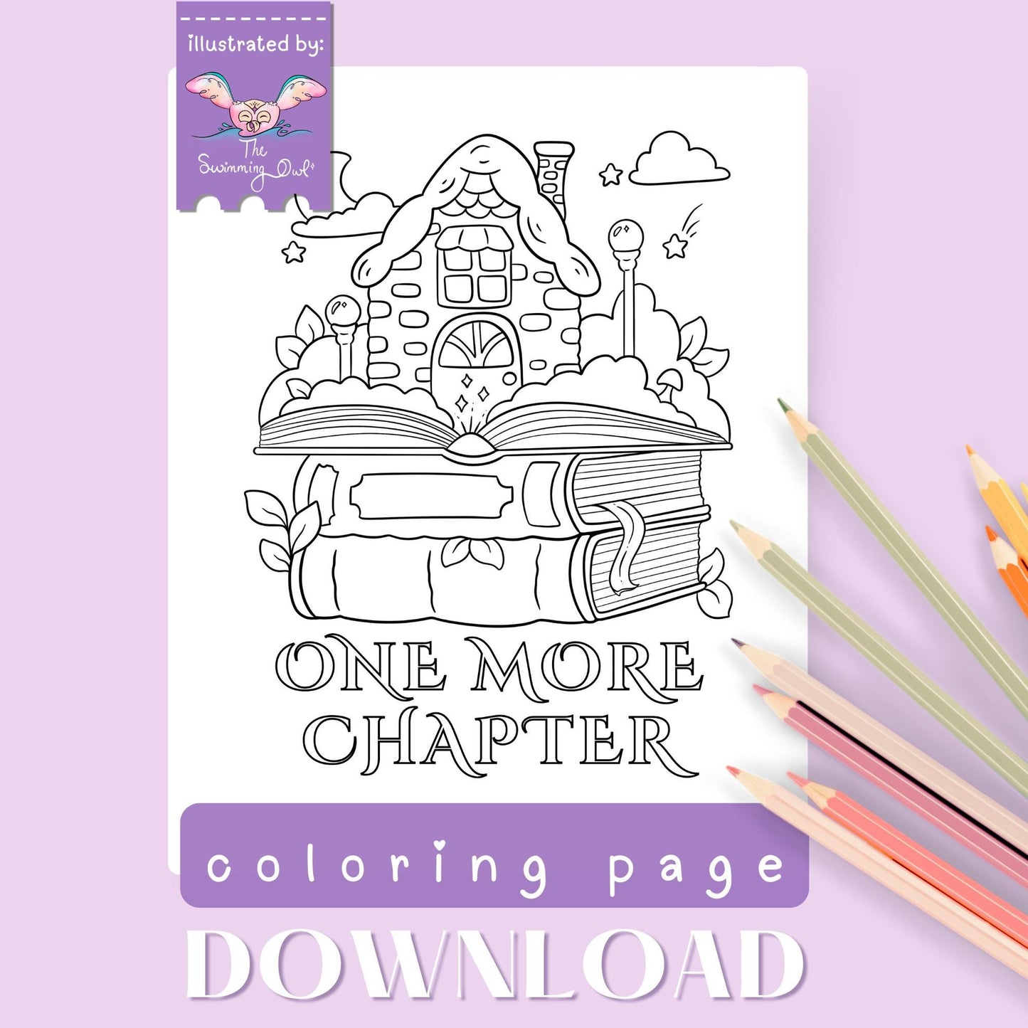 Storybook Coloring Page Download