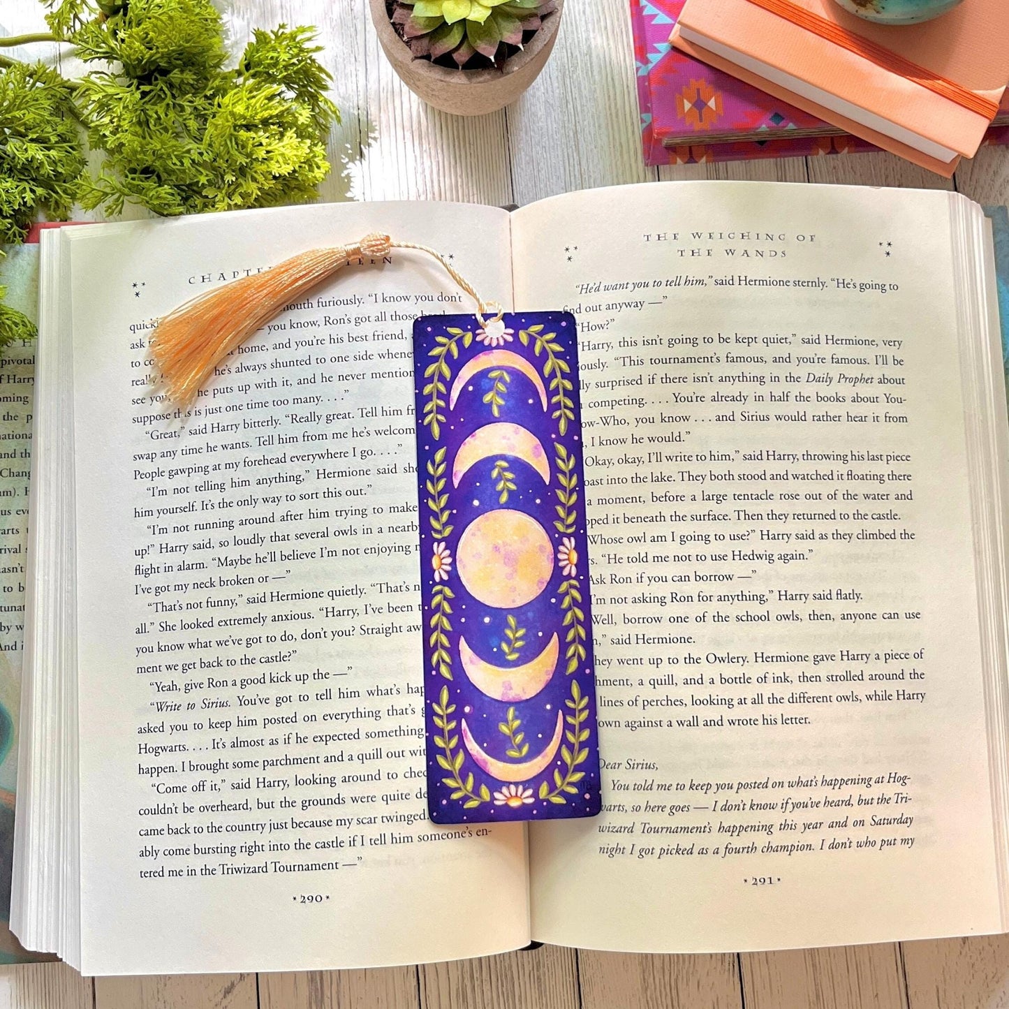 Moon Phases Bookmark