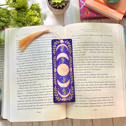 Moon Phases Bookmark