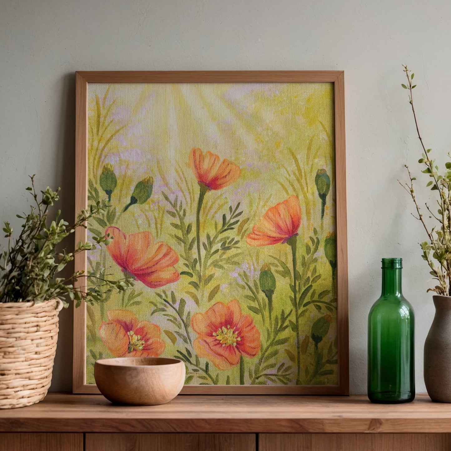 California Poppies Art Print