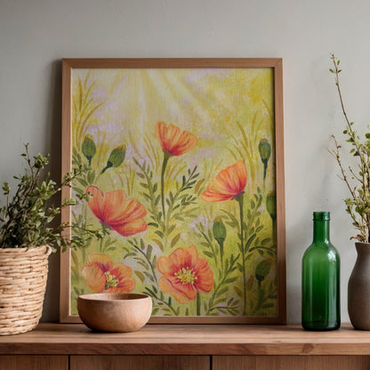 California Poppies Art Print