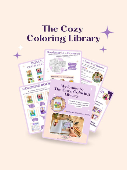 ⭐️ Cozy Coloring Library 🖍️