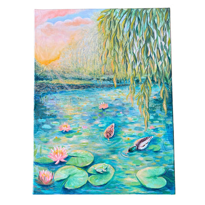 Where Peace Flows - 18x24 Inches on Canvas