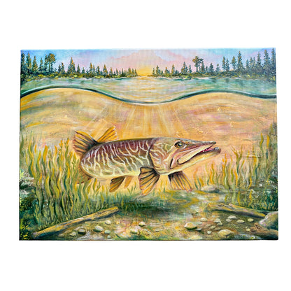 First Light Hunter - 18x24 Inches on Canvas