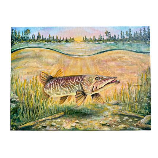 First Light Hunter - 18x24 Inches on Canvas