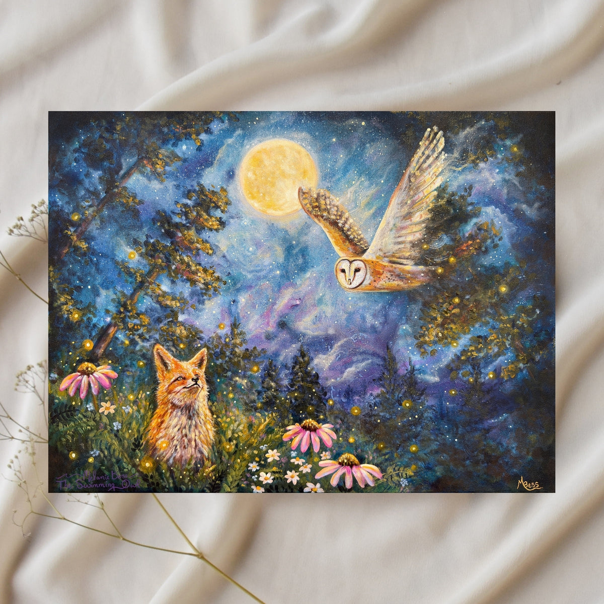 Under The Same Moon Fine Art Print