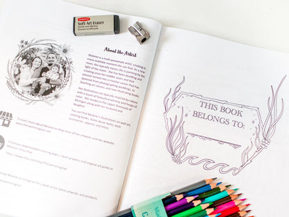 Mermaid Coloring Book For Adults