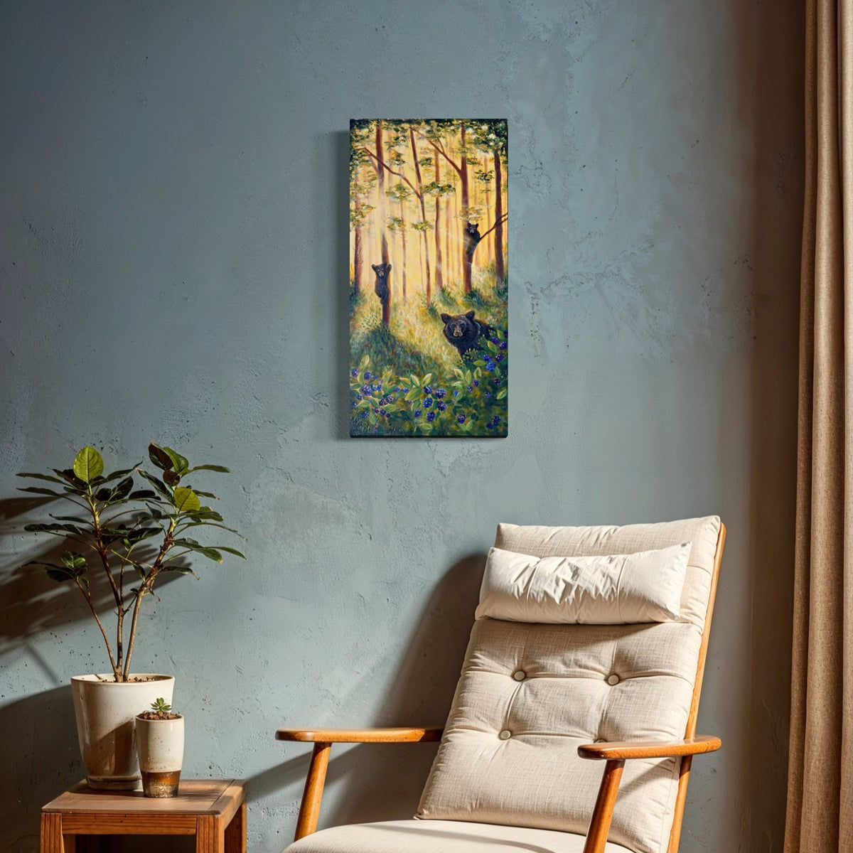 Her Wild Heart - 12x24 Inches on Canvas