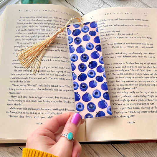 🫐 Cute Blueberries Bookmark 🫐