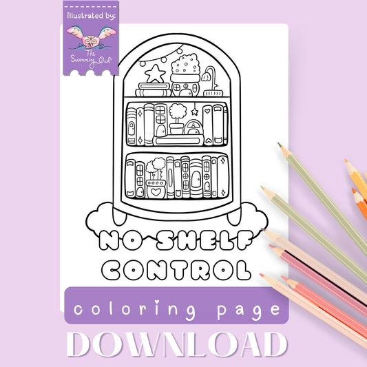 📚 No Shelf Control Coloring Page Download