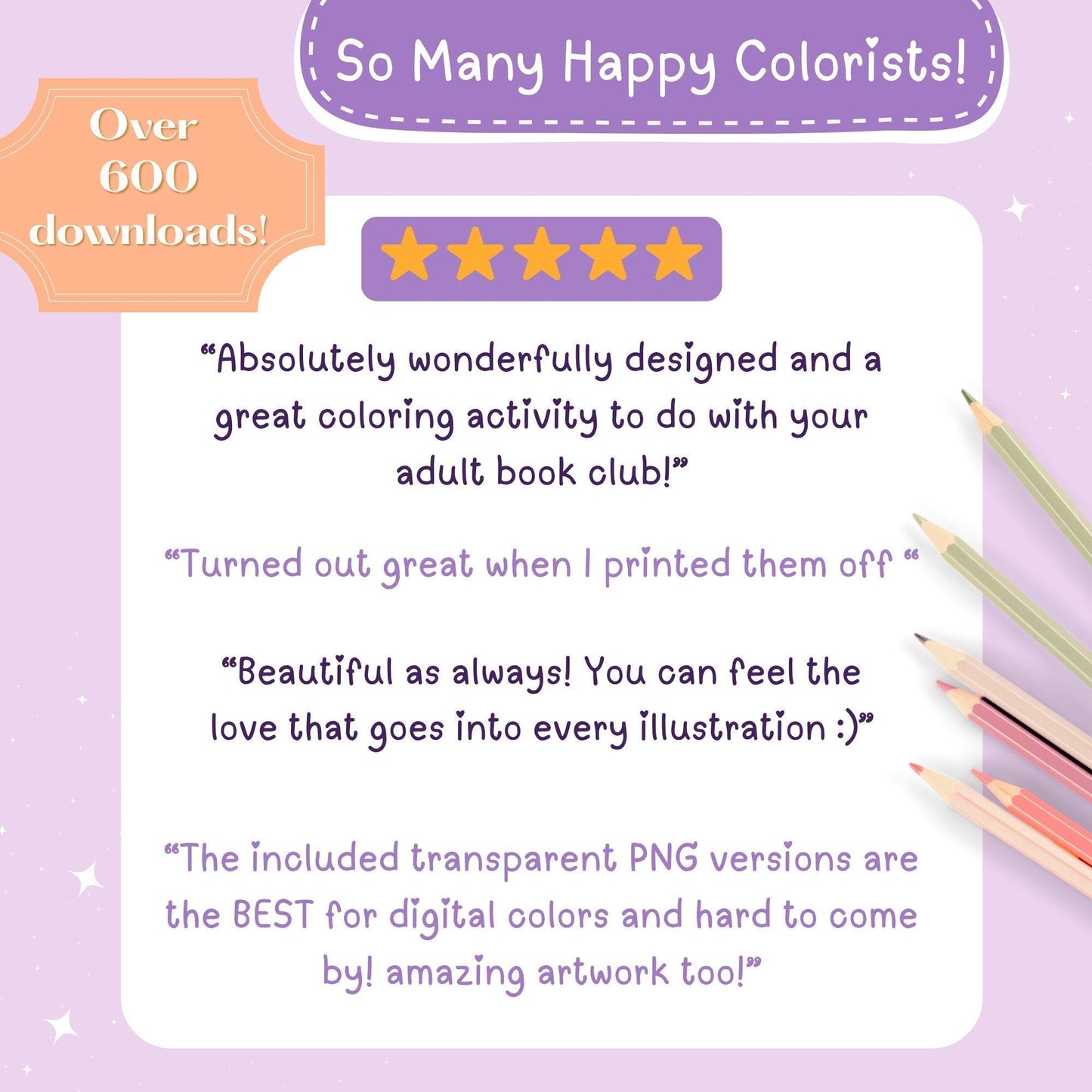 Cute Witchy Bookmarks Coloring Page