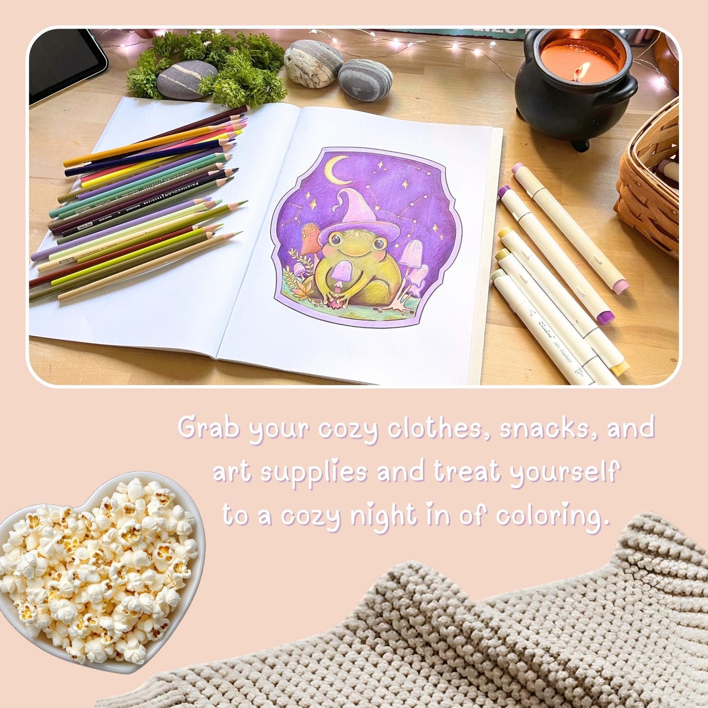 Whimsical Witches Adult Coloring Book