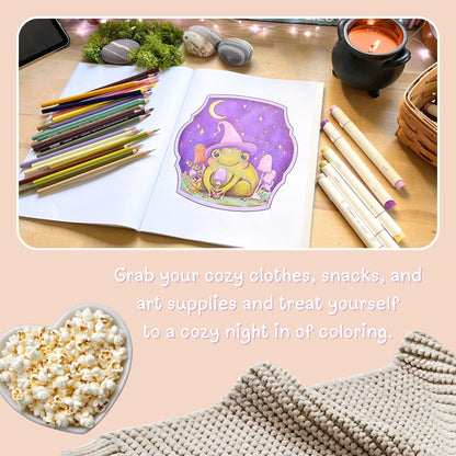 Whimsical Witches Adult Coloring Book