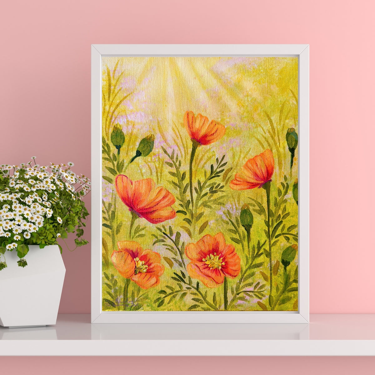 California Poppies Art Print