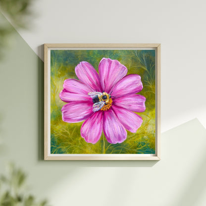Cosmic Bee Fine Art Print