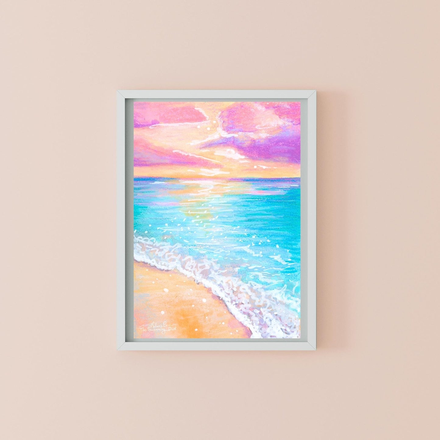Beach Sunset Fine Art Print – 5x7