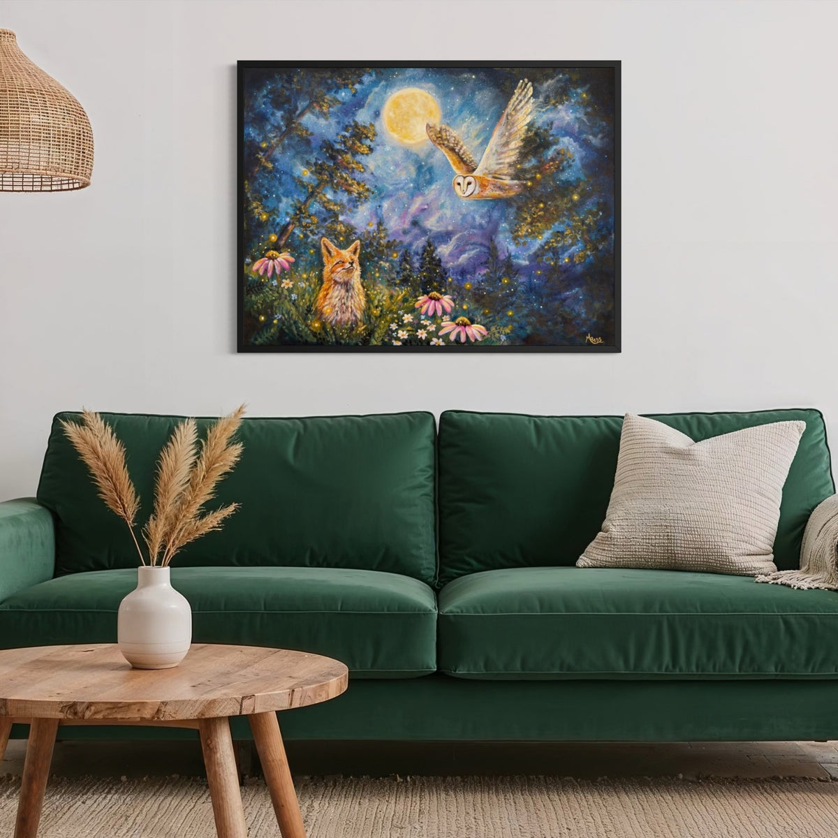 Under The Same Moon Fine Art Print