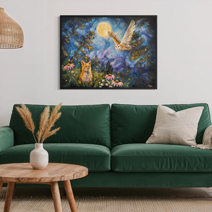 Under The Same Moon Fine Art Print