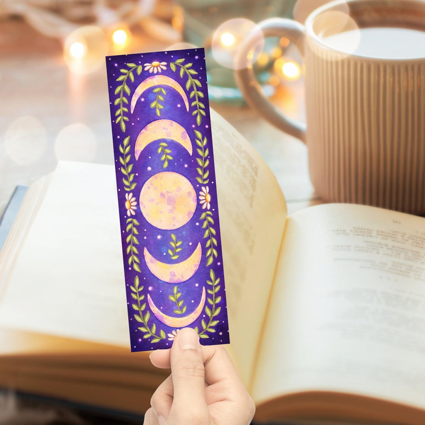 Moon Phases Bookmark