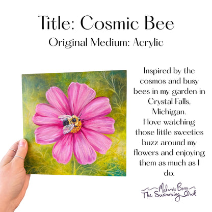 Cosmic Bee Fine Art Print