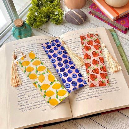 Cute Fruity Bookmark Set of 3