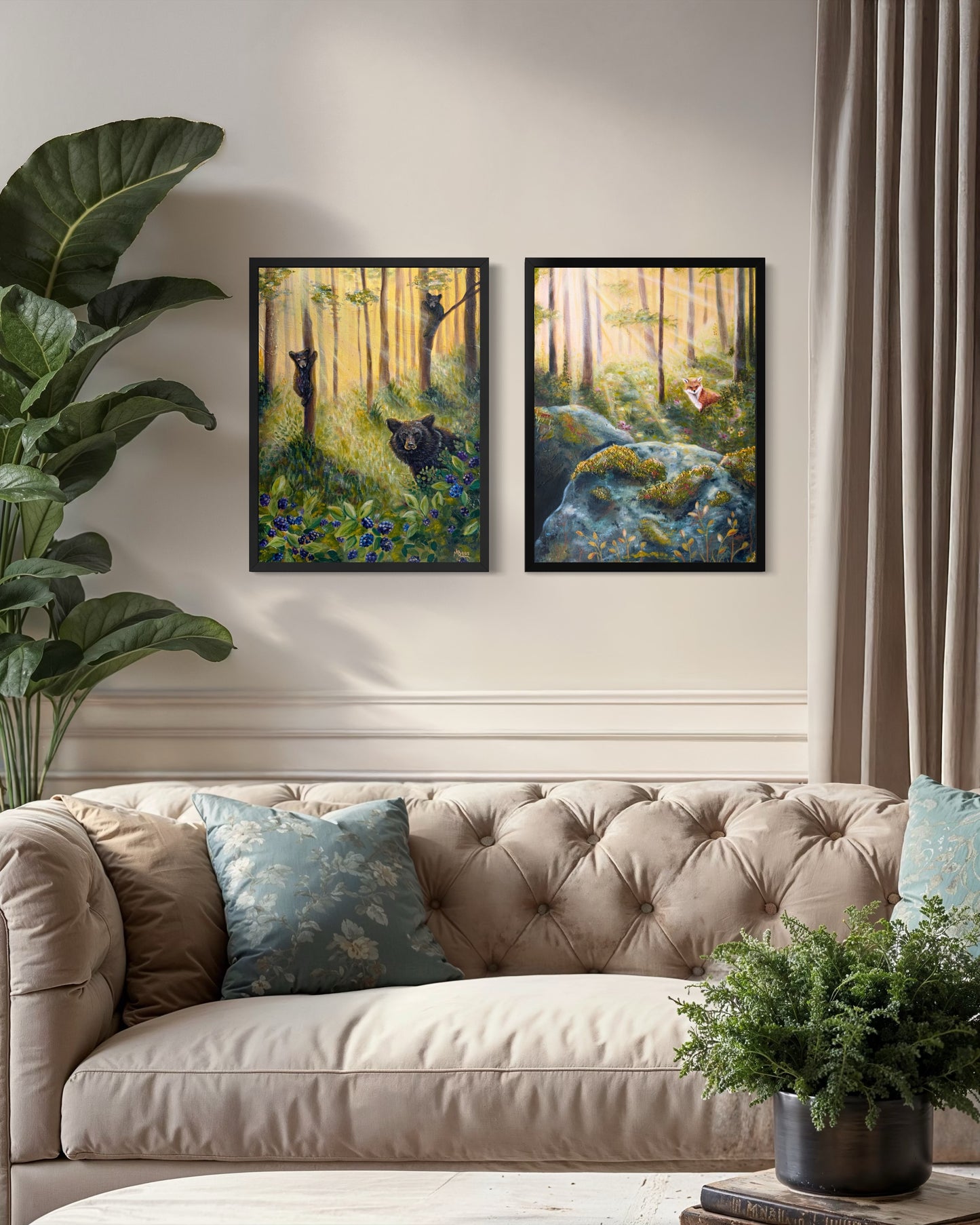 Her Wild Woodland - Fox Fine Art Print