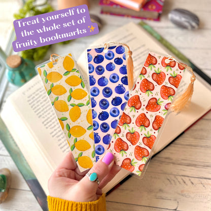 🍓 Sweet Strawberries Bookmark 🍓