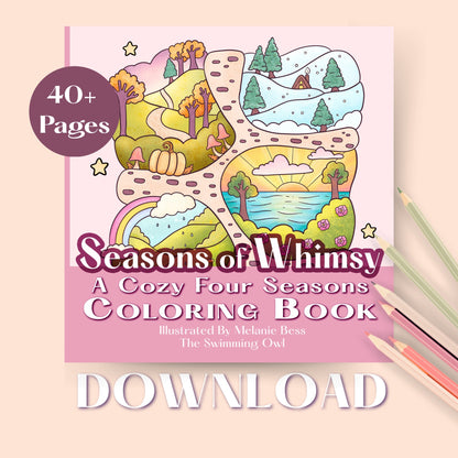 Seasons of Whimsy Coloring Book DOWNLOAD
