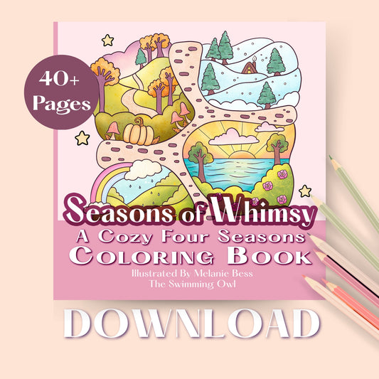 Seasons of Whimsy Coloring Book DOWNLOAD