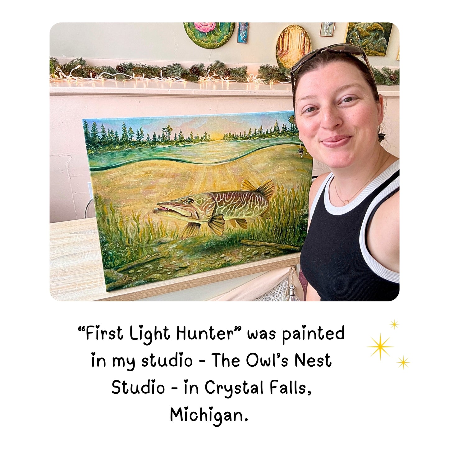 First Light Hunter - 18x24 Inches on Canvas